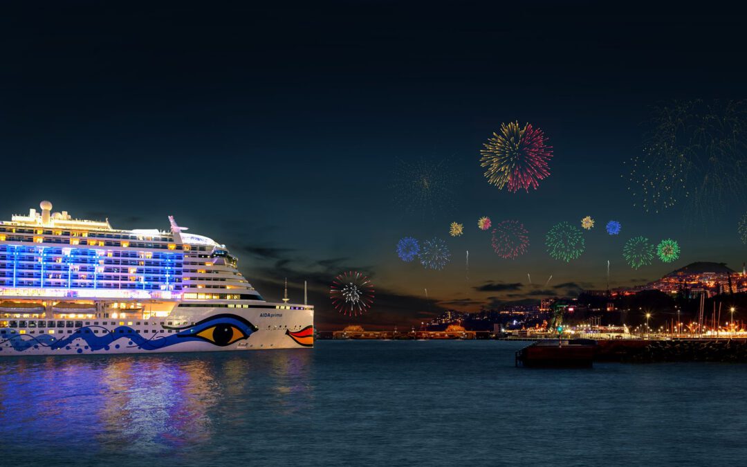AIDA Cruises blikt terug op 2021 tijdens live show op Oudjaarsavond