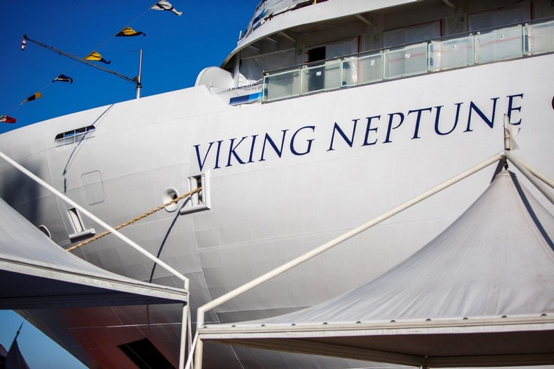 Viking Neptune te water gelaten in Ancona