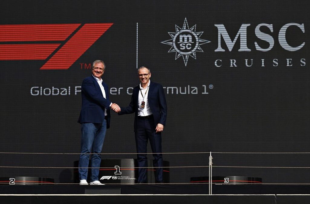 Formule 1 gaat samenwerking aan met MSC Cruises