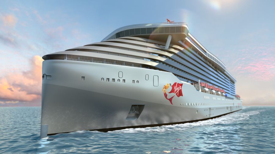 Virgin Voyages maakt naam nieuw cruiseschip bekend