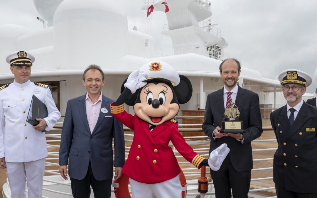 Nieuw cruiseschip Disney Wish opgeleverd door Meyer Werft