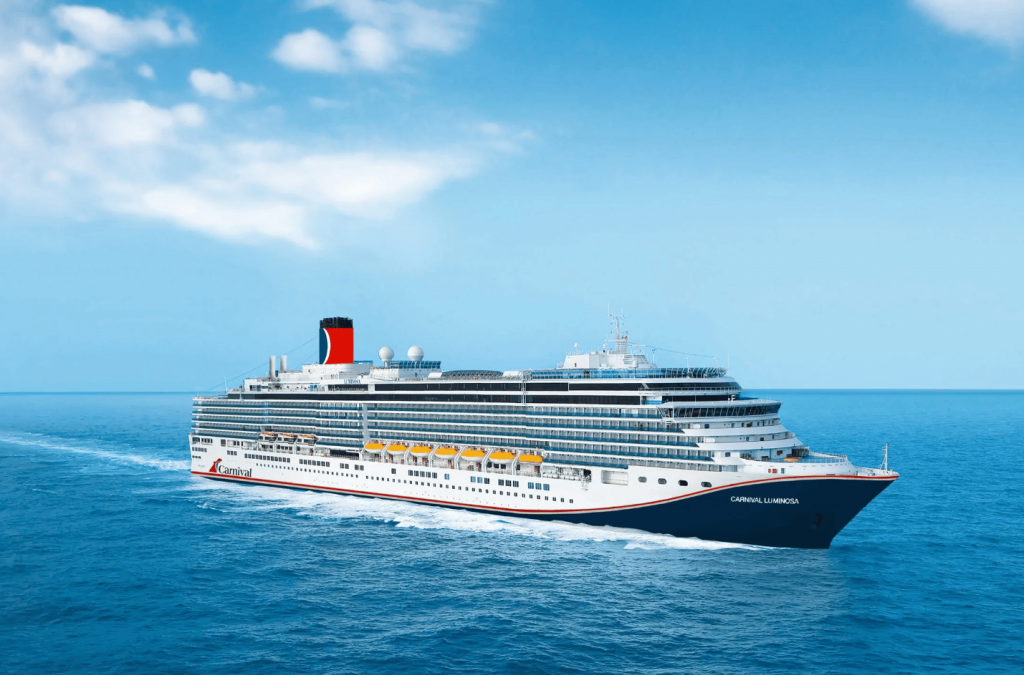 Carnival Luminosa officieel onderdeel van vloot Carnival Cruise Line